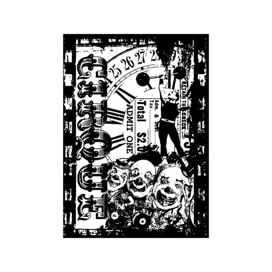 Tim Holtz Stampers Anonymous Cling Mount Stamp Circus Freak Stampers Anonymous Tim Holtz Other 