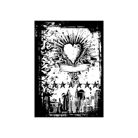 Tim Holtz Stampers Anonymous Cling Mount Stamp Urban Tattoo Stampers Anonymous Tim Holtz Other 