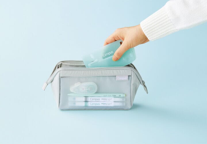 Kokuyo Campus Card 2-Hole Punch Gray Tools & Accessories Kokuyo 