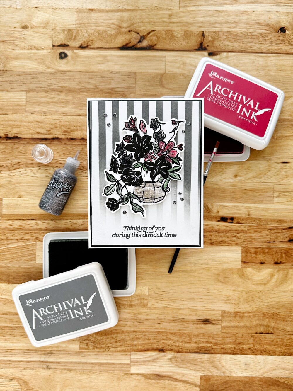 Stickles™ Glitter Glue Graphite, 0.5oz Glitter Stickles 