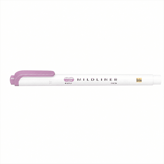 Zebra Mildliners Double-Sided Highlighters Fine/Bold Writing & Coloring Zebra Iris 