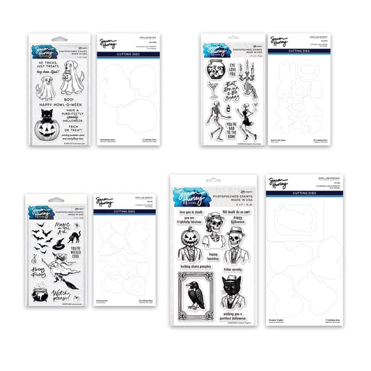 Simon Hurley create. Photopolymer Halloween Stamps & Dies Bundle Stamps Simon Hurley 