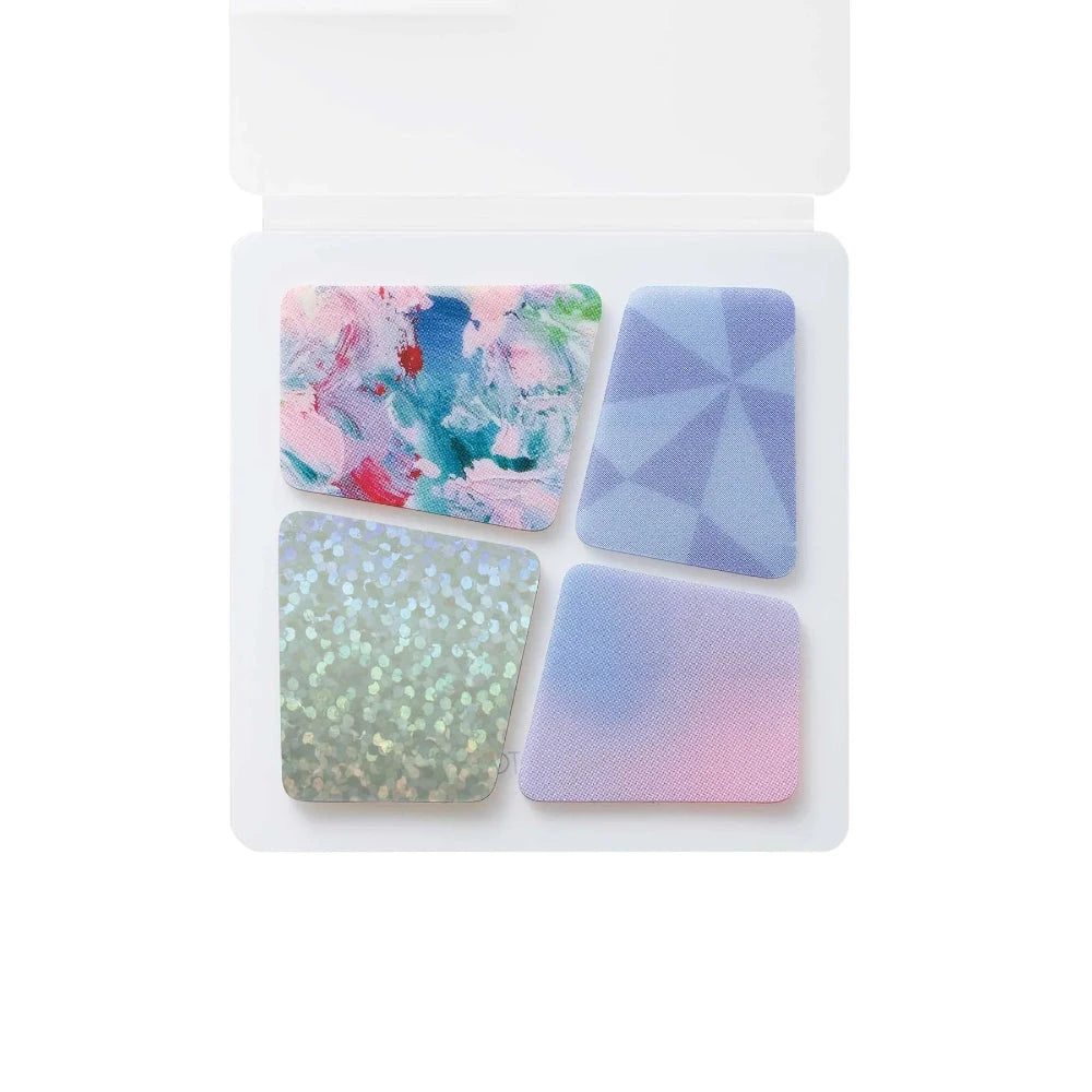 Hitotoki Coffret Cosmetic Motif Film Sticker Block - Lilac Pink Stickers Coffret 