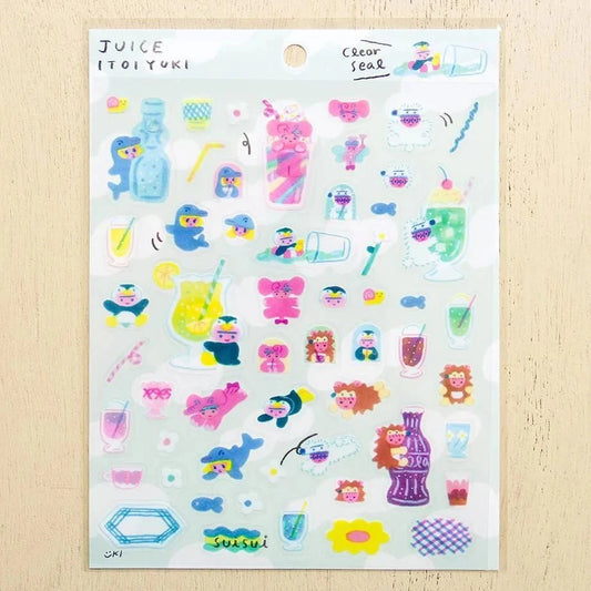Cozyca Yuki Itoi Sticker Sheet - Juice Surfaces Cozyca 