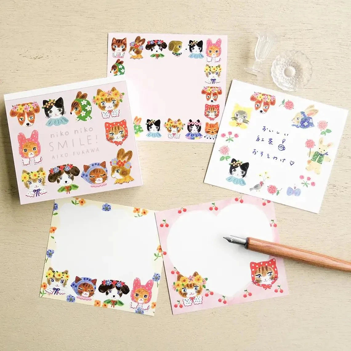 Cozyca Aiko Fukawa Block Memo Pad - Smile! Surfaces Cozyca 
