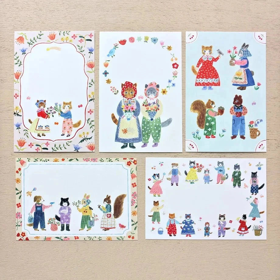 Cozyca Aiko Fukawa Block Memo Pad - Little Fluffy Friends Surfaces Cozyca 