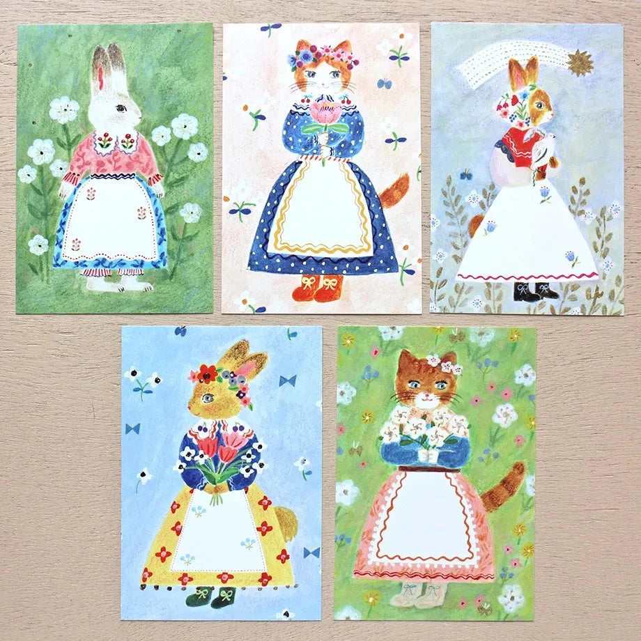 Cozyca Aiko Fukawa Postcard Set - Tablier Surfaces Cozyca 