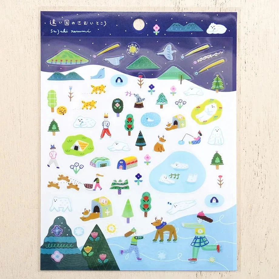 Cozyca Suzuki Narumi Sticker Sheet - A Faraway Country Surfaces Cozyca 