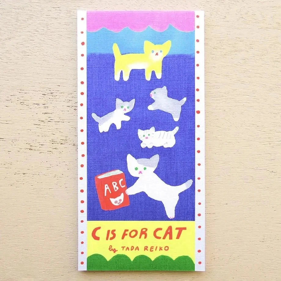 Cozyca Tada Reiko Notepad - C is for Cat Surfaces Cozyca 