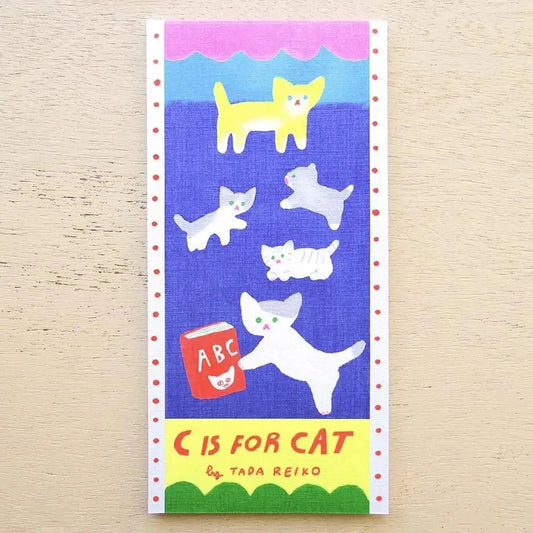 Cozyca Tada Reiko Notepad - C is for Cat Surfaces Cozyca 