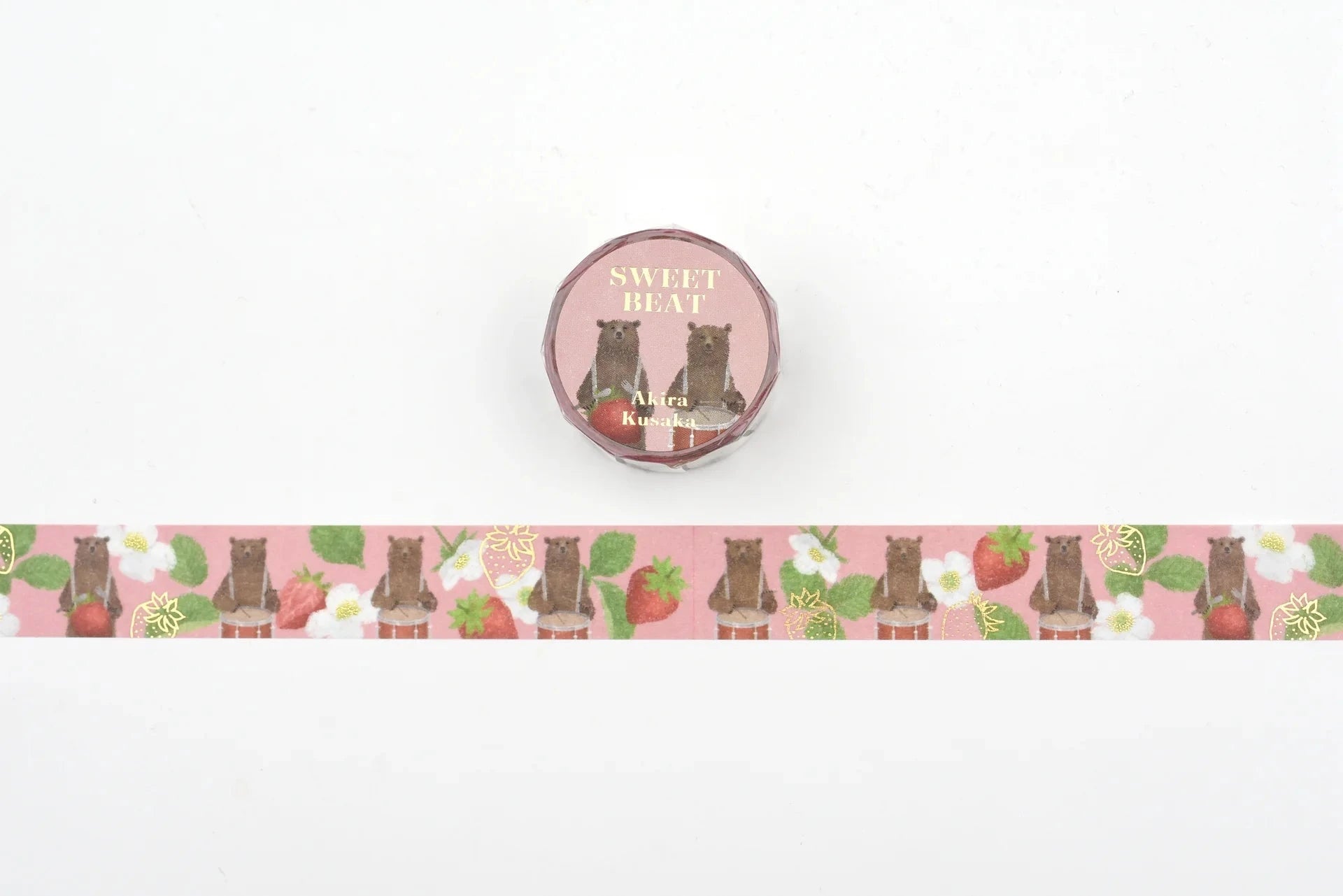 Cozyca Akira Kusaka Foil Stamping Washi Tape Washi Tape Cozyca Sweet Beet 