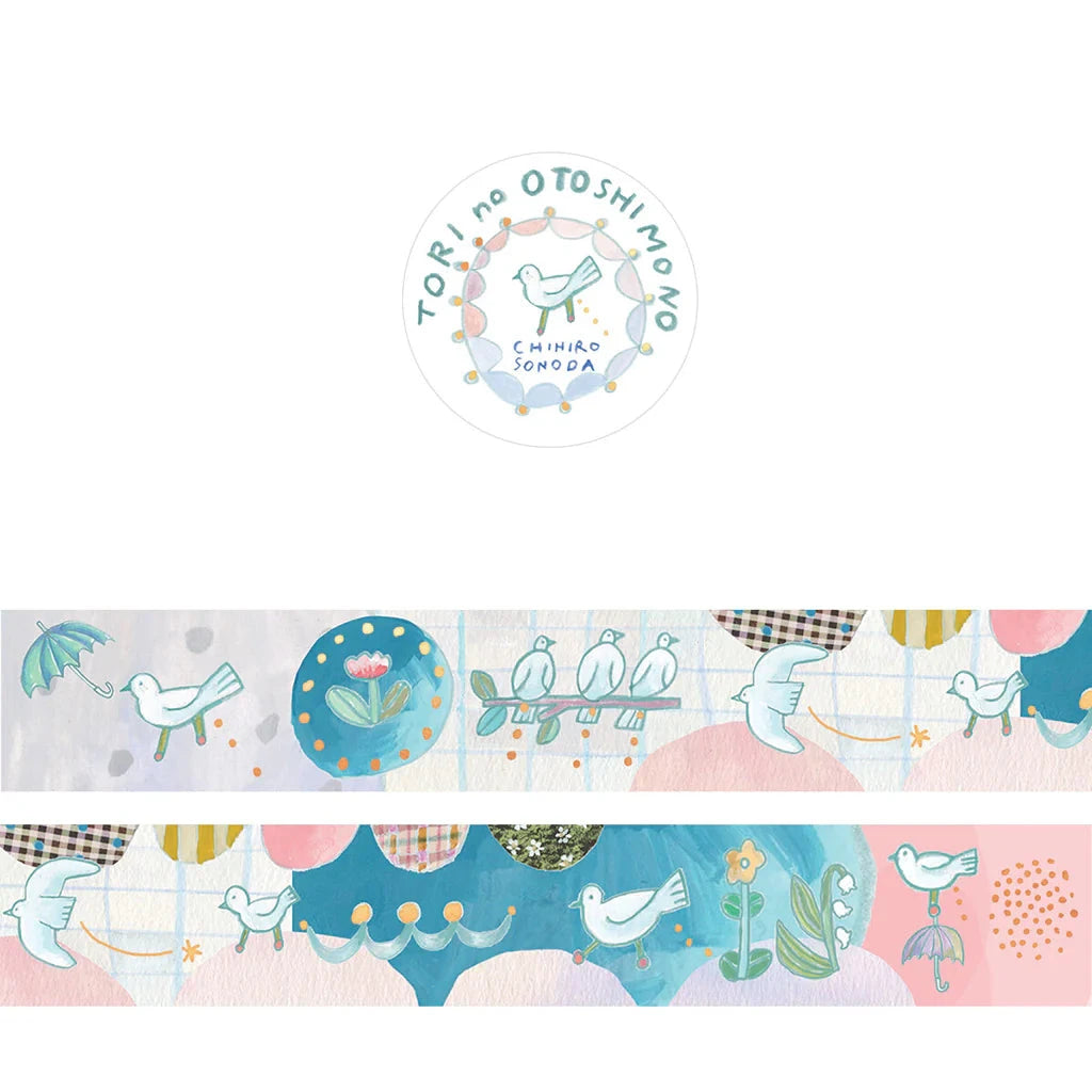 Cozyca Chihiro Sonoda Foil Stamping Washi Tape Washi Tape Cozyca Tori no Otoshimono 