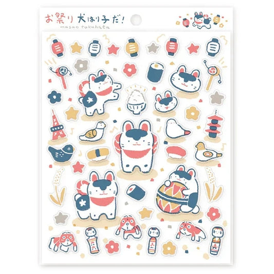 Cozyca Masao Takahata Sticker Sheet - Festival Surfaces Cozyca 