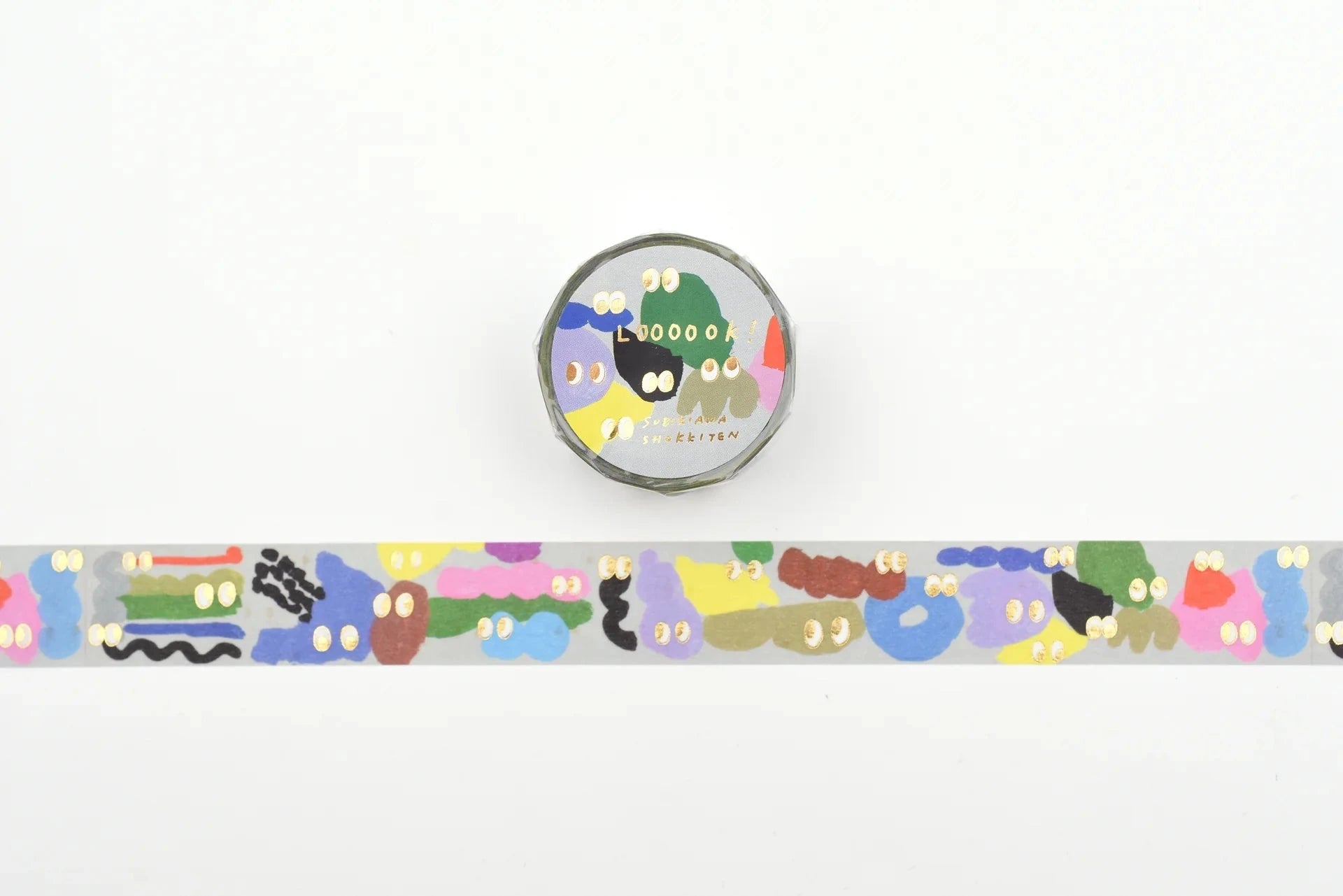 Cozyca Subikiawa Shokkiten Foil Stamping Washi Tape Washi Tape Cozyca Loooook! 