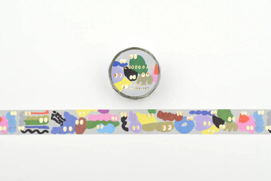 Cozyca Subikiawa Shokkiten Foil Stamping Washi Tape Washi Tape Cozyca Loooook! 