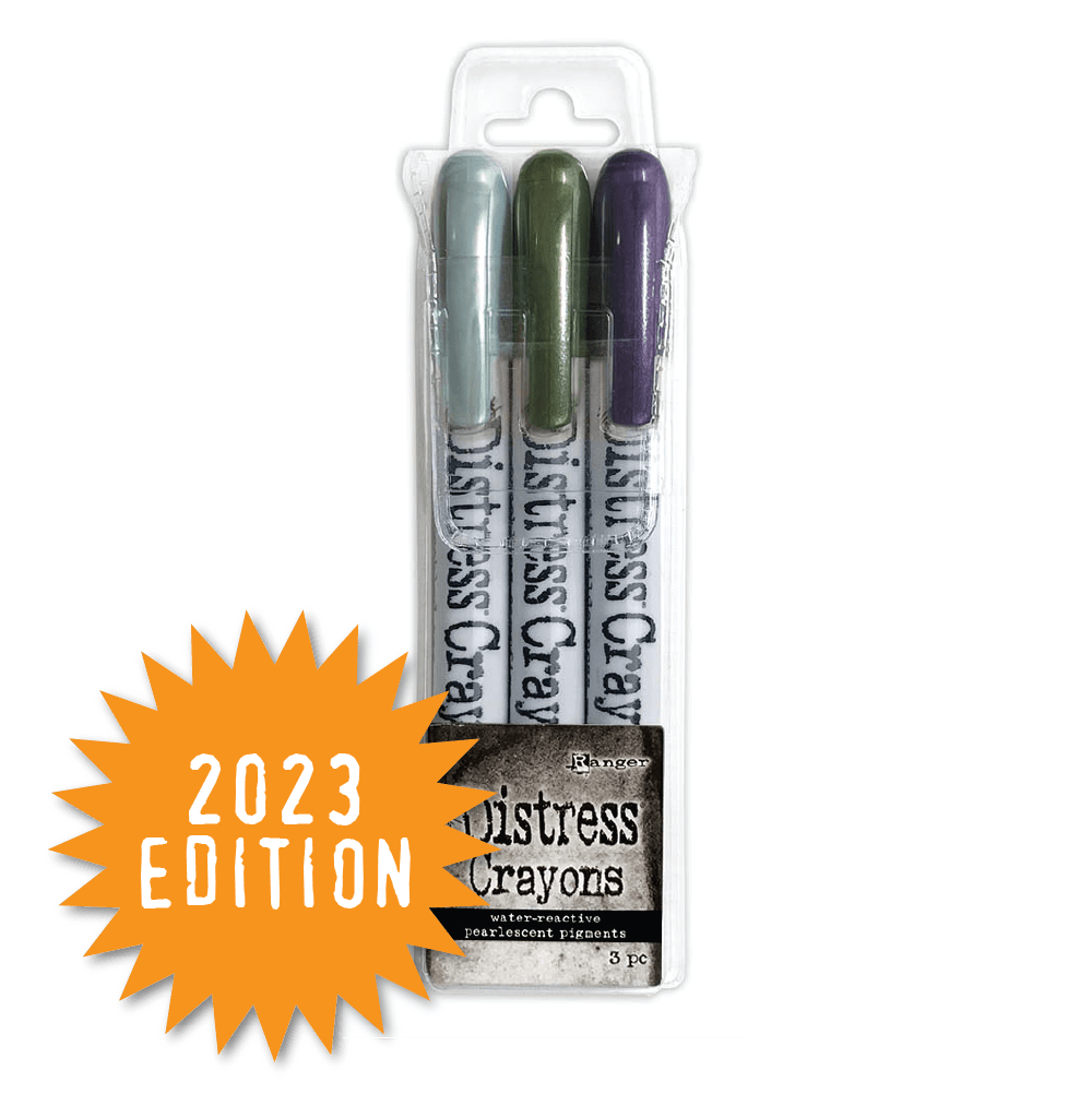 Tim Holtz Distress® Halloween Pearlescent Crayon Set #6