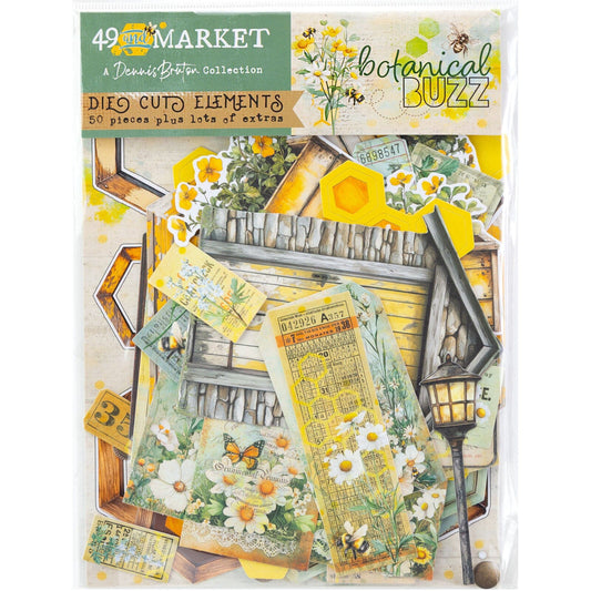 49 and Market Botanical Buzz - Die-cut Elements Surfaces 49 and Market 