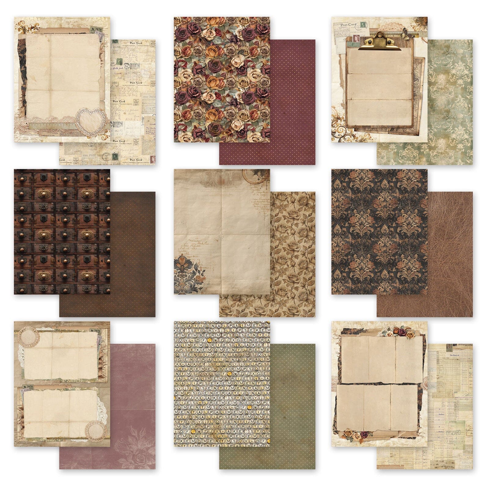 49 and Market Nostalgic Memories - 6X8 Collection Pack Surfaces 49 and Market 