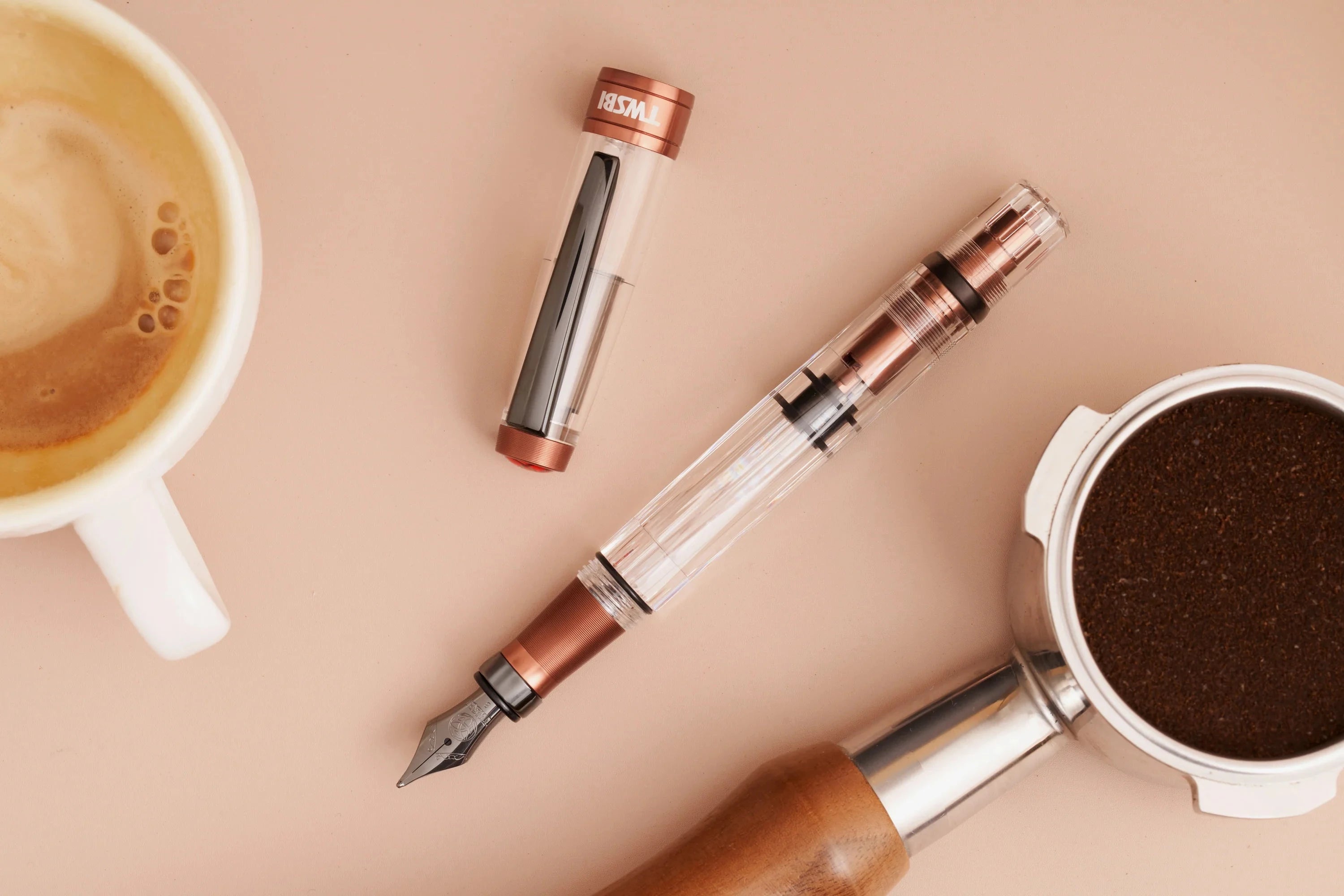 Twsbi Eco Fountain Pen - Limited Edition Affogato with Onyx Writing & Coloring Twsbi 