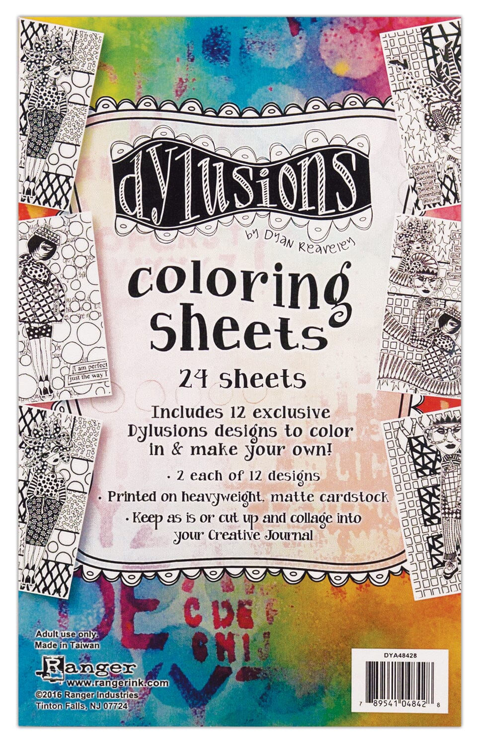 Dylusions Colouring Sheets Collection 1