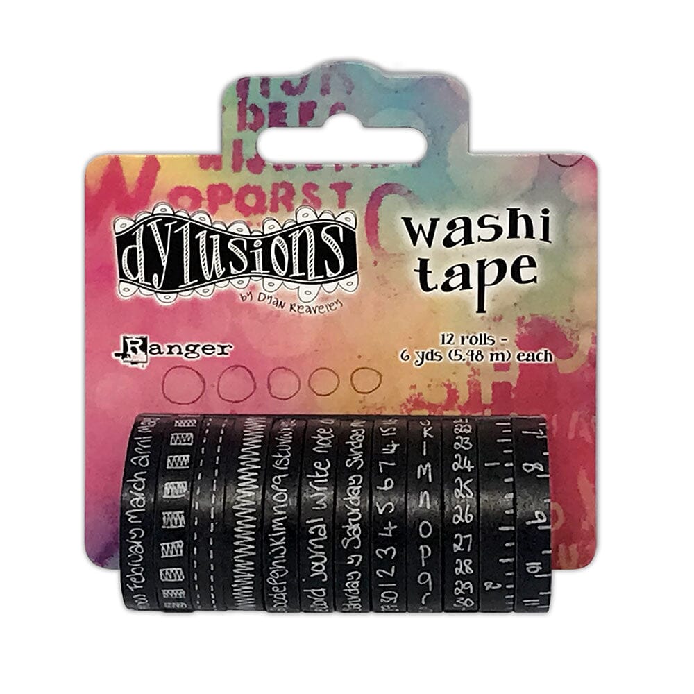 Black Dyan Reaveley's Dylusions Washi Tape Set