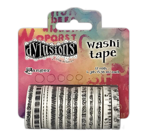 Dylusions Washi Tape White Tools & Accessories Dylusions 