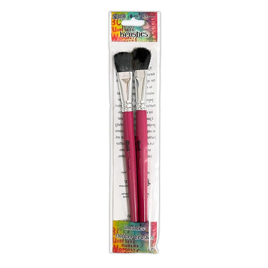 Dylusions Dyamond Fluffier Brush 2pk Tools & Accessories Dylusions 
