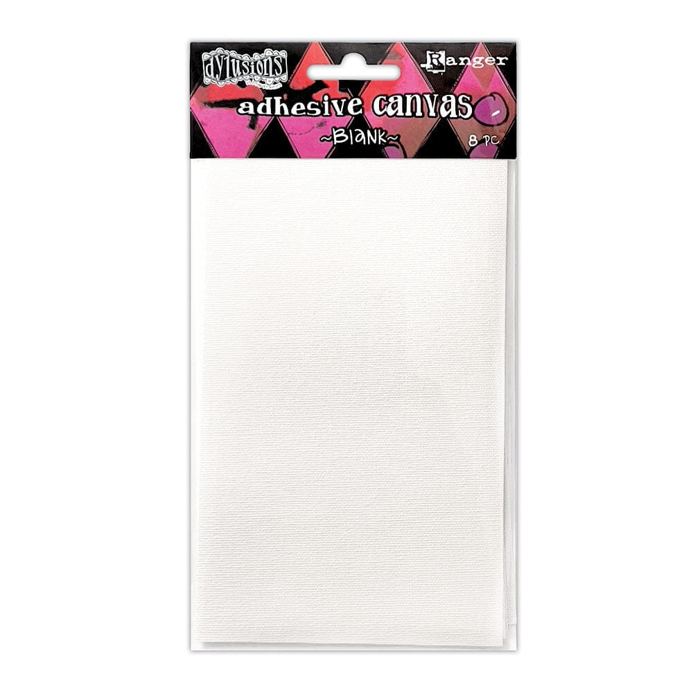 Dylusions Adhesive Canvas 6 x 3.5 Blank, 8pk Surfaces Dylusions 