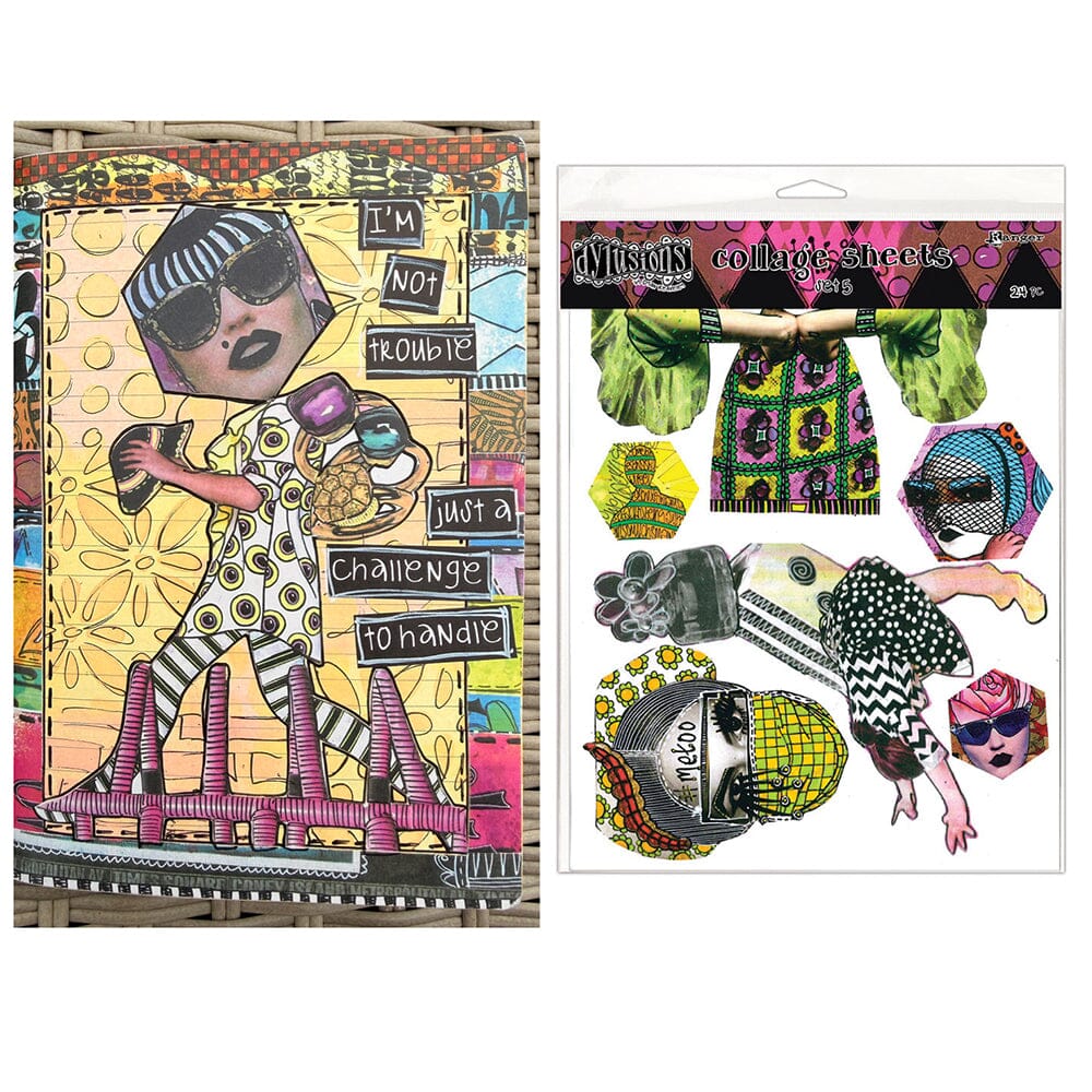 Dylusions Collage Sheets, Set 5