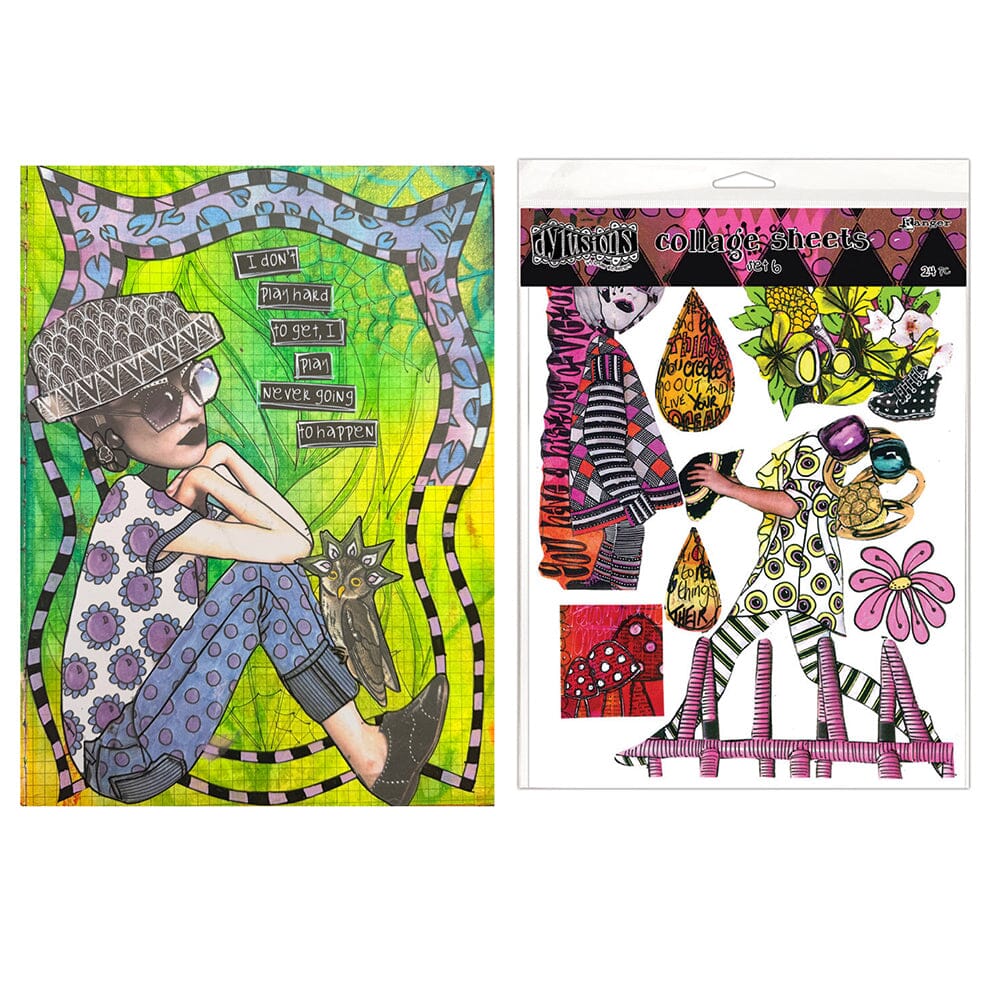 Dylusions Collage Sheets, Set 6