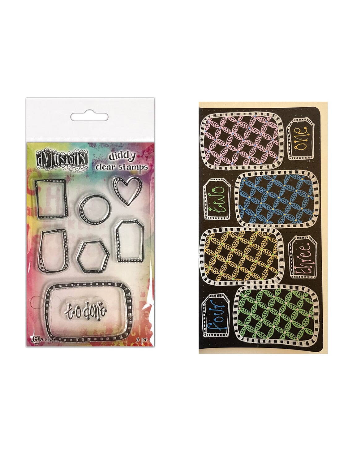 Dylusions Diddy Stamp Box It Up Stamps Dylusions 