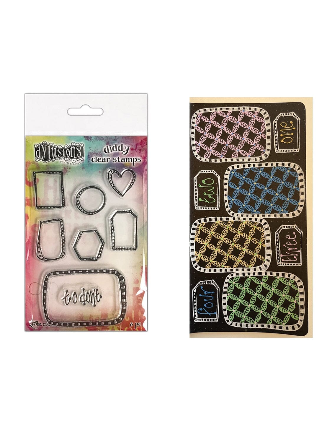 Dylusions Diddy Stamp Box It Up Stamps Dylusions 