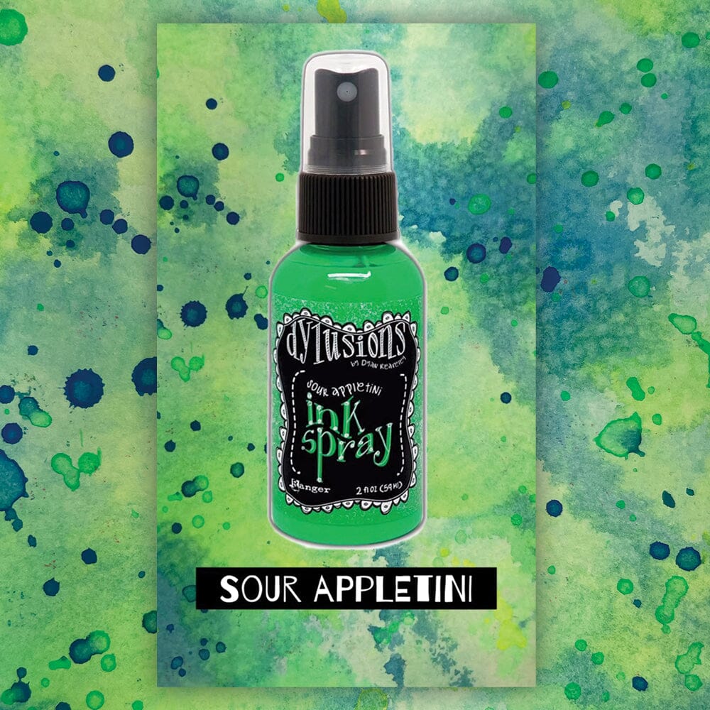Dylusions Ink Spray Sour Appletini, 2oz Sprays Dylusions 