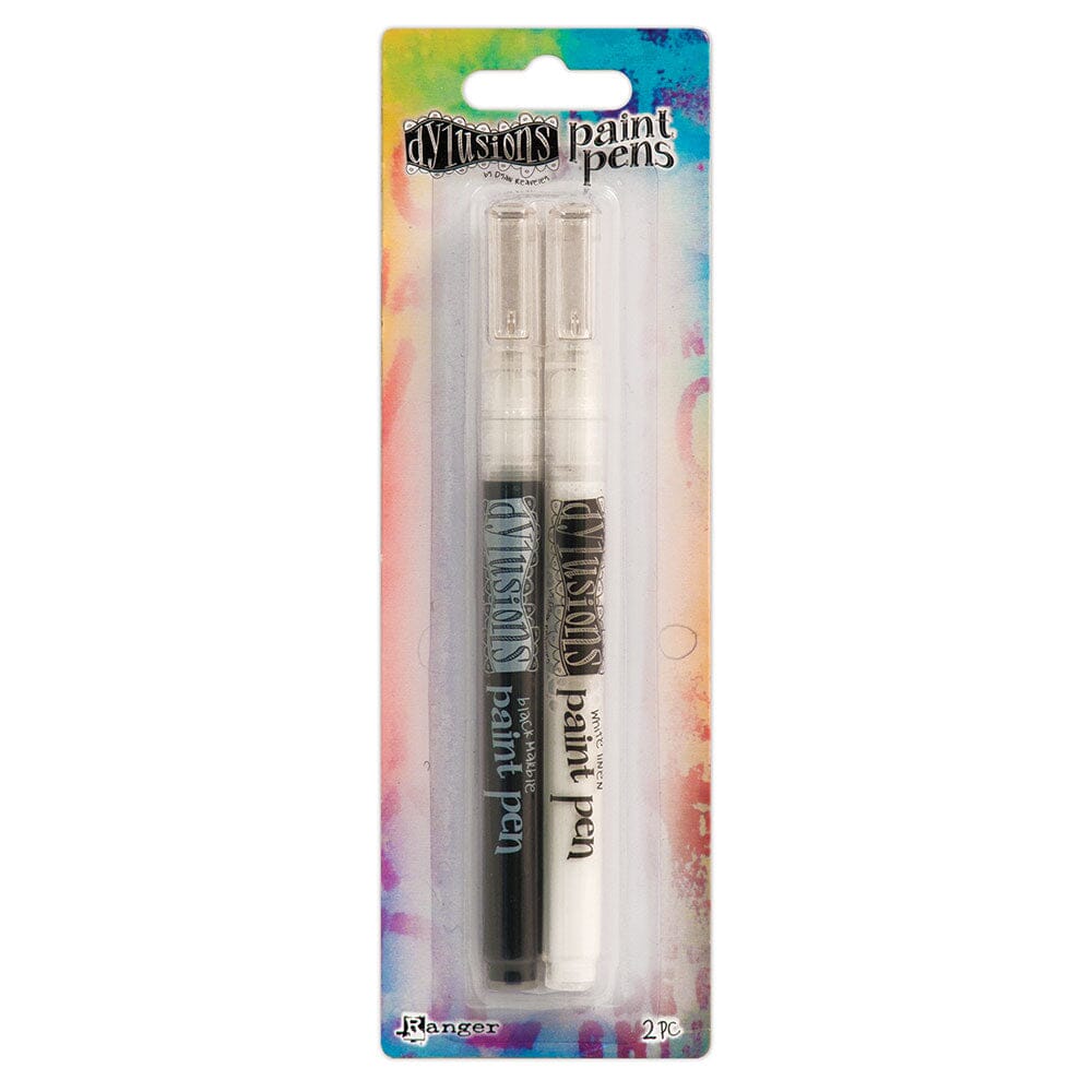 Dylusions Paint Pens Black & White, 2pc Writing & Coloring Dylusions 