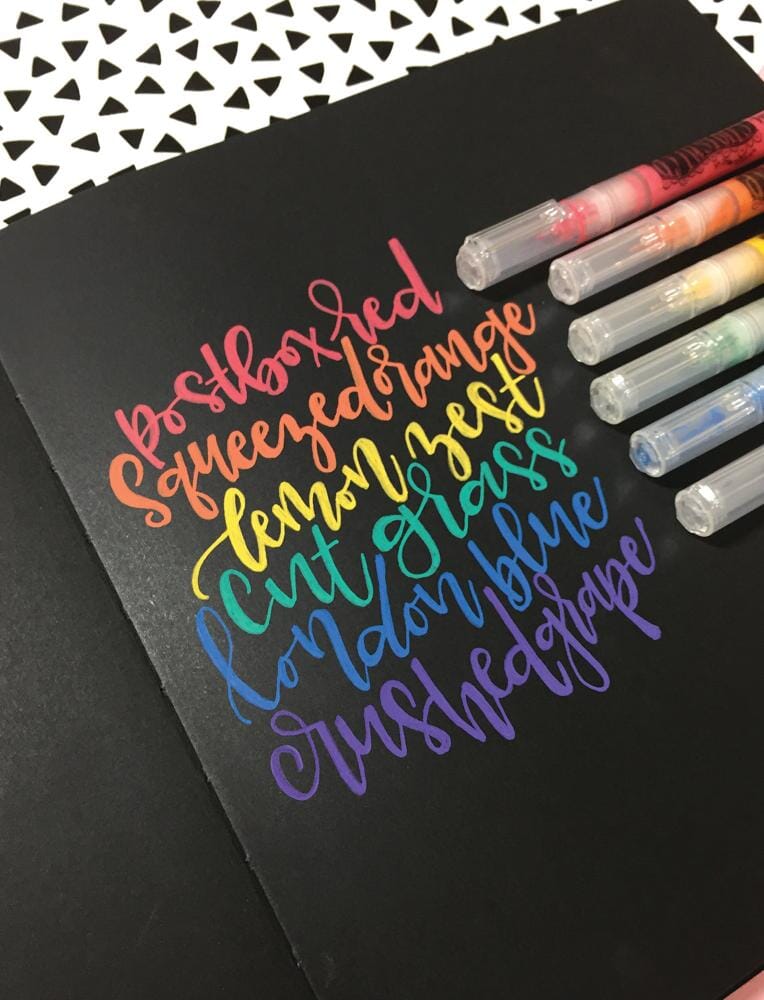 Dylusions Paint Pens-Basics, 6pc Writing & Coloring Dylusions 