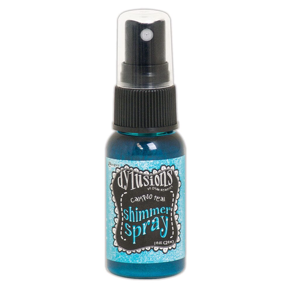 Dylusions Shimmer Spray Calypso Teal, 1oz Sprays Dylusions 