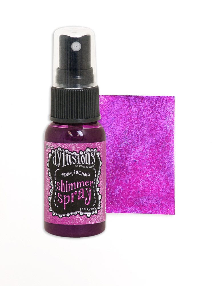 Dylusions Shimmer Spray Funky Fuchsia, 1oz Sprays Dylusions 