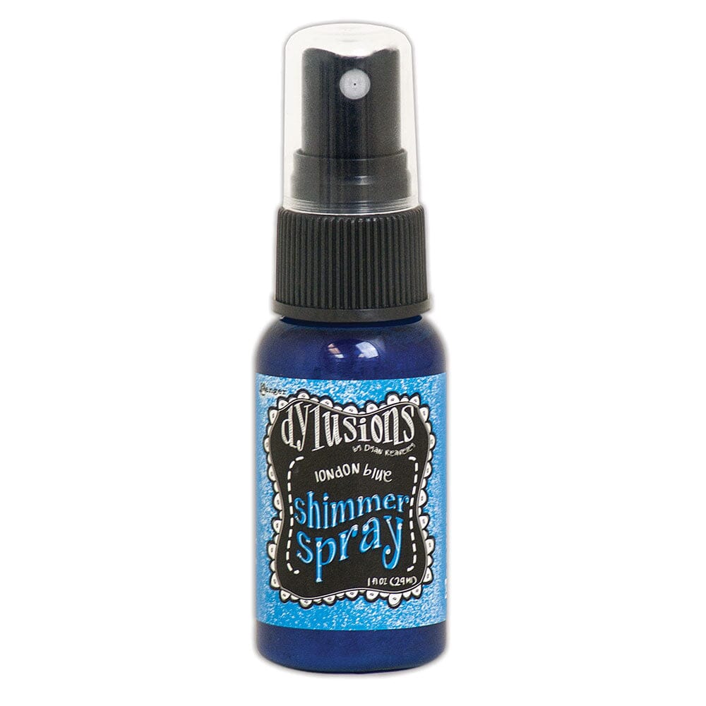 Dylusions Shimmer Spray London Blue, 1oz Sprays Dylusions 