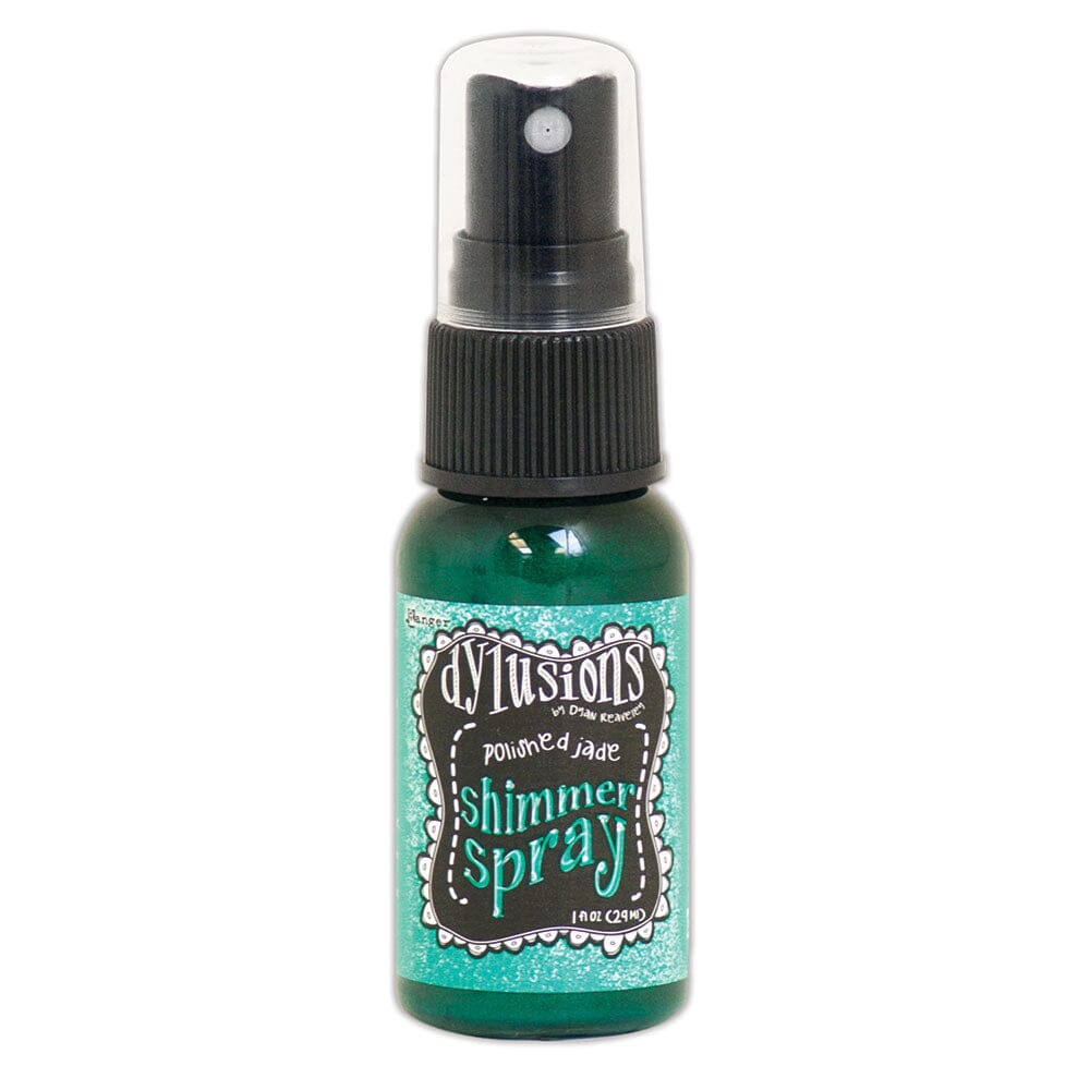 Dylusions Shimmer Spray Polished Jade, 1oz Sprays Dylusions 