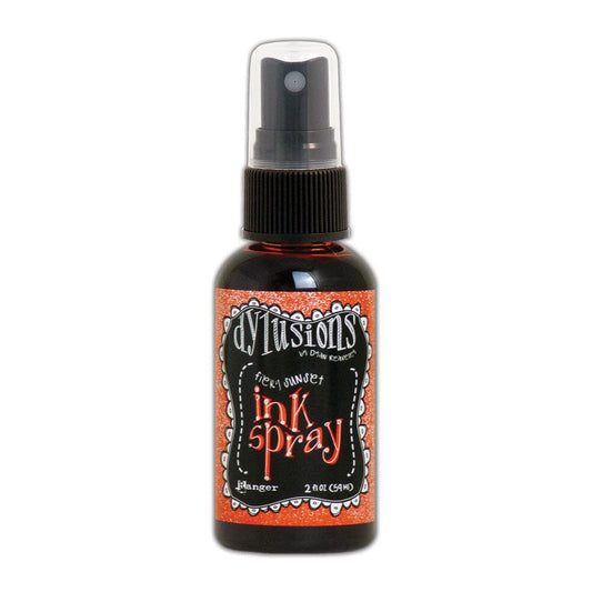 Dylusions Ink Spray Fiery Sunset, 2oz Sprays Dylusions 