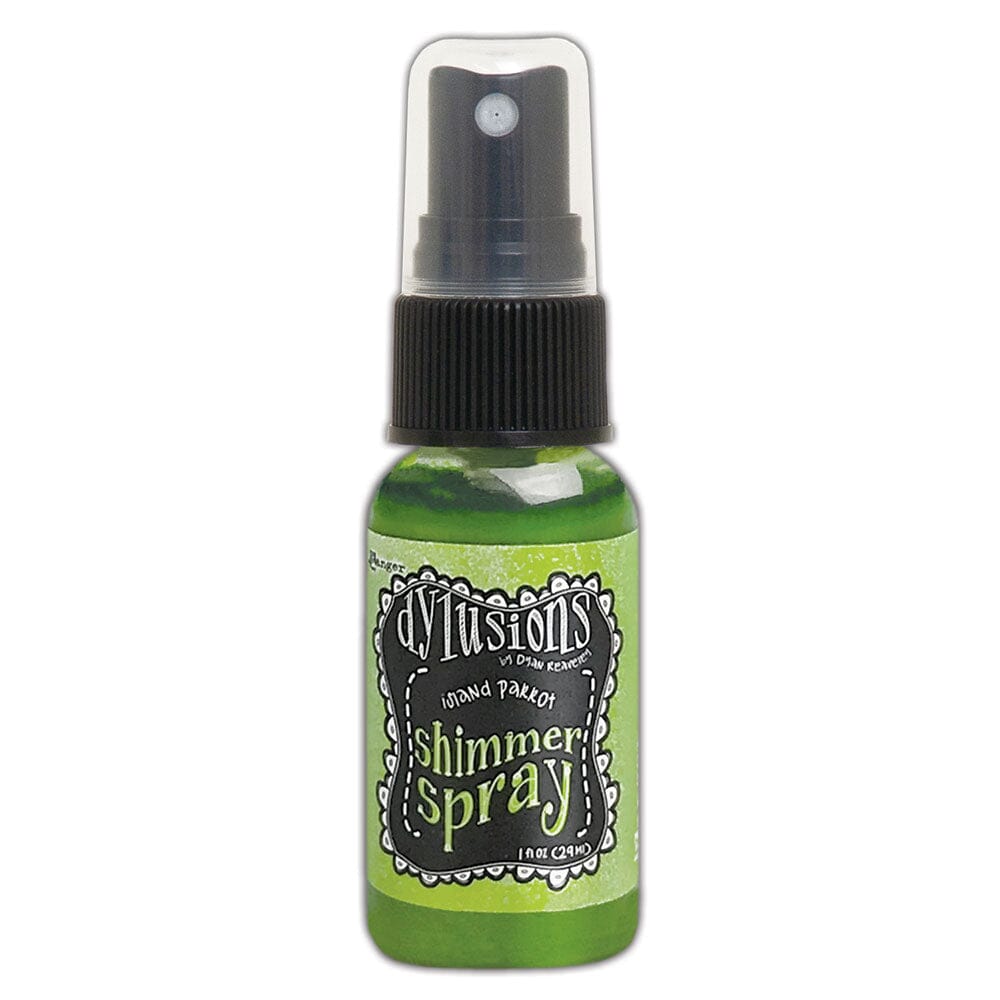 Dylusions Shimmer Spray Island Parrot, 1oz Sprays Dylusions 