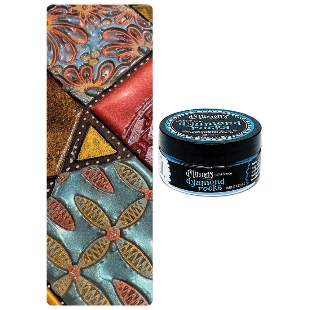 Dylusions Dyamond Rocks - Calypso Teal Powders Dylusions 