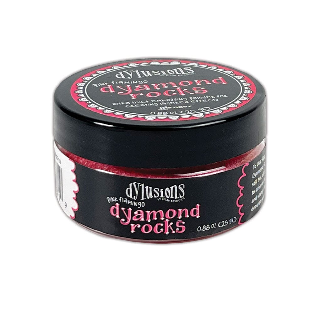 Dylusions Dyamond Rocks - Pink Flamingo Powders Dylusions 
