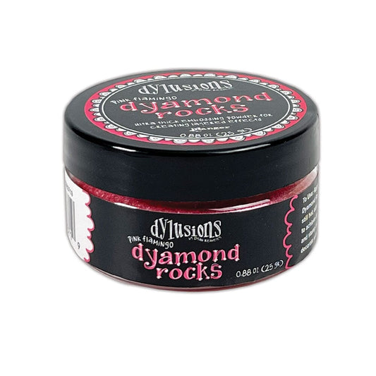 Dylusions Dyamond Rocks - Pink Flamingo Powders Dylusions 