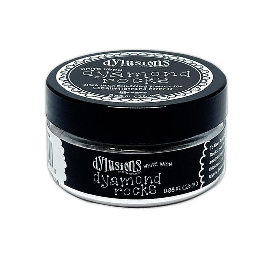 Dylusions Dyamond Rocks - White Linen Powders Dylusions 