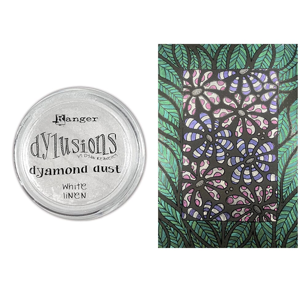 Dylusions Dyamond Dust - White Linen Powders Dylusions 