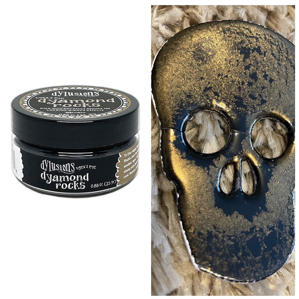 Dylusions Dyamond Rocks - Tiger's Eye Powders Dylusions 