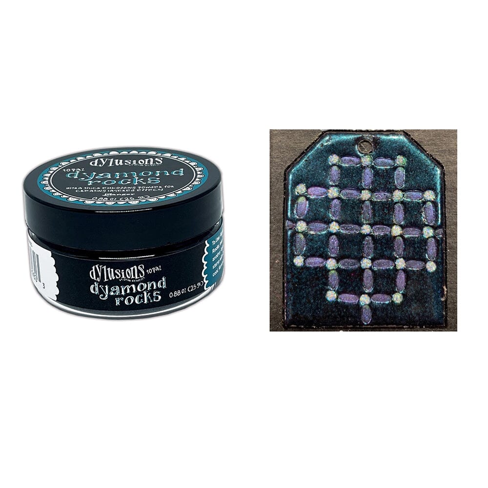 Dylusions Dyamond Rocks - Topaz Powders Dylusions 