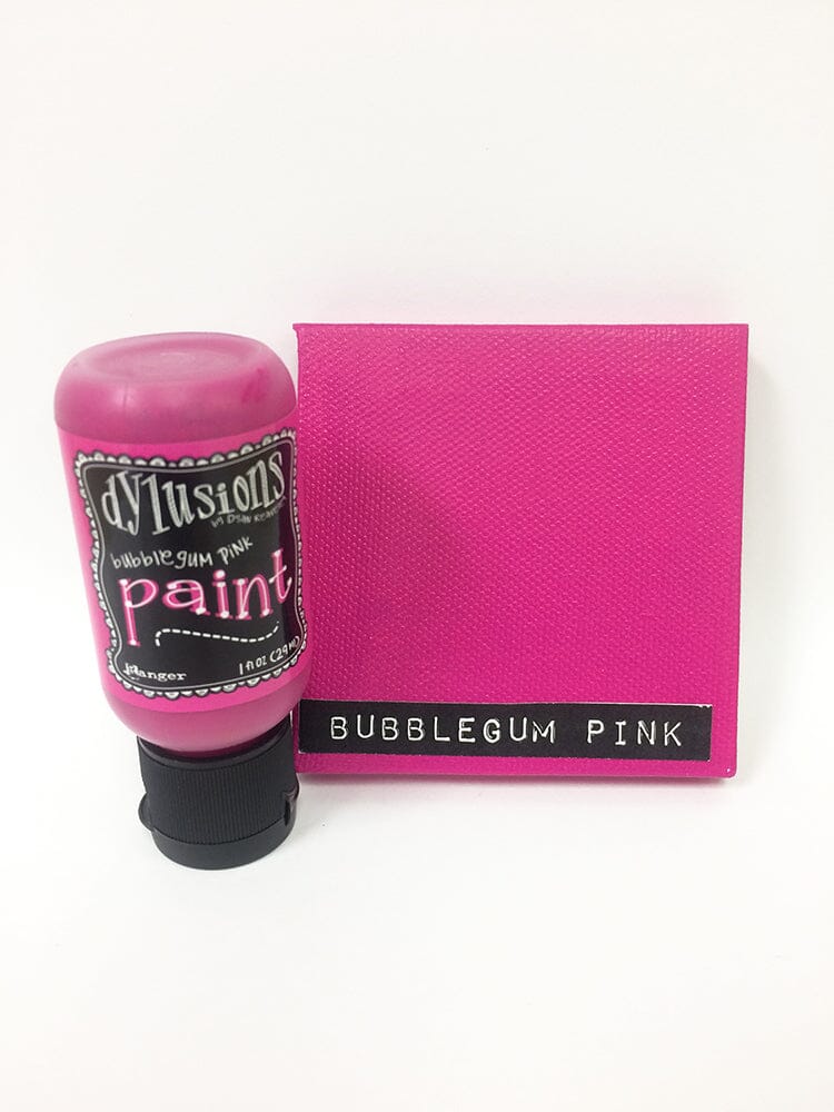 Dylusions Flip Cap Paint Bubblegum Pink, 1oz Paint Dylusions 