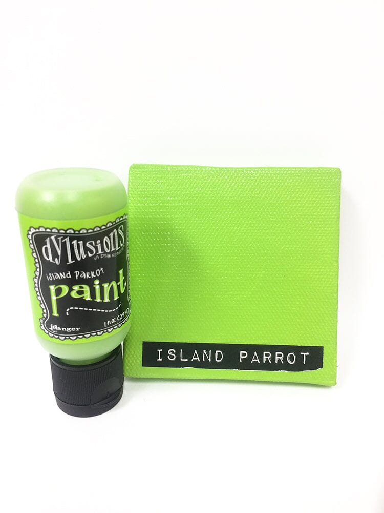 Dylusions Flip Cap Paint Island Parrot, 1oz Paint Dylusions 